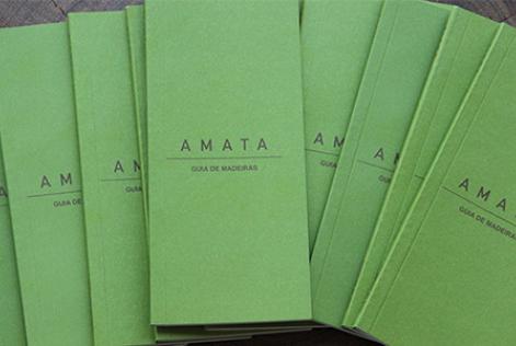 O Guia de madeiras da AMATA apresenta as espécies que a empresa comercializa