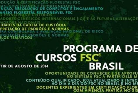 Programe-se para participar dos cursos do FSC® Brasil em 2015!