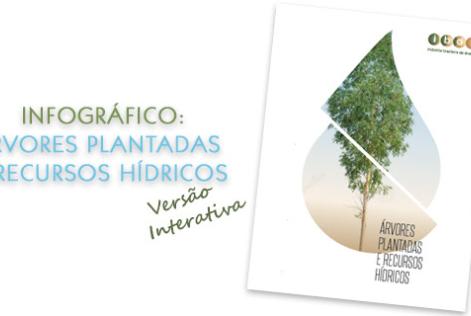 Infográfico: Árvores Plantadas e Recursos Hídricos