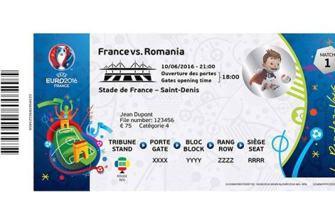 UEFA revela os ingressos EURO certificados FSC