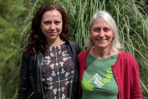 Fernanda Rodrigues e Miriam Prochnow